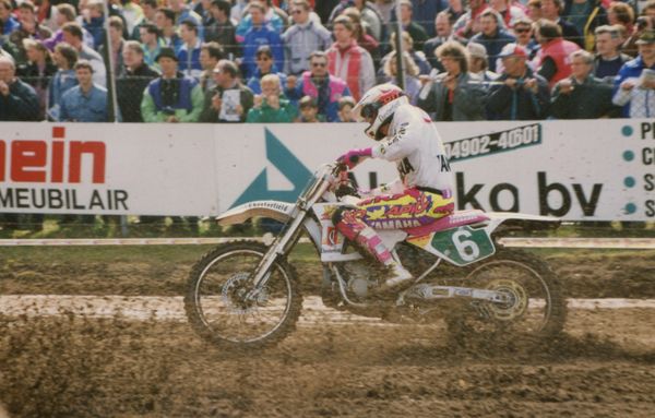 Hollanti Valkenswaard GP 250 1992 Pekka Vehkonen viimeinen kausi Yamahalla